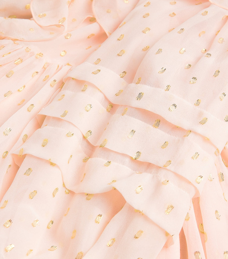 Chloé Kids Silk Ruffled Ceremony Dress (14 Years)