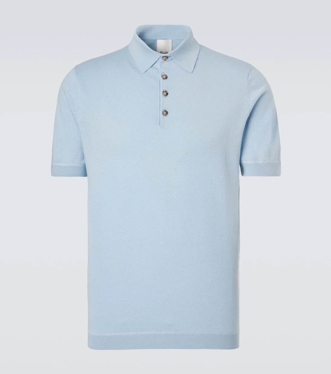 Allude - Cotton, silk, and cashmere polo shirt