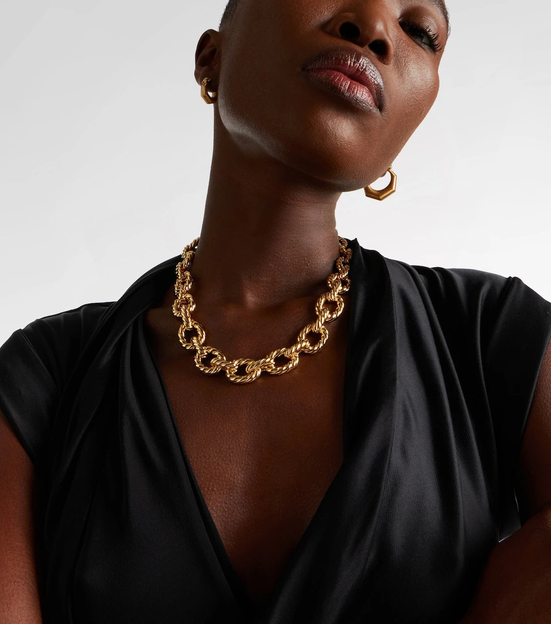 David Yurman - Sculpted Cable 18kt gold chain necklace