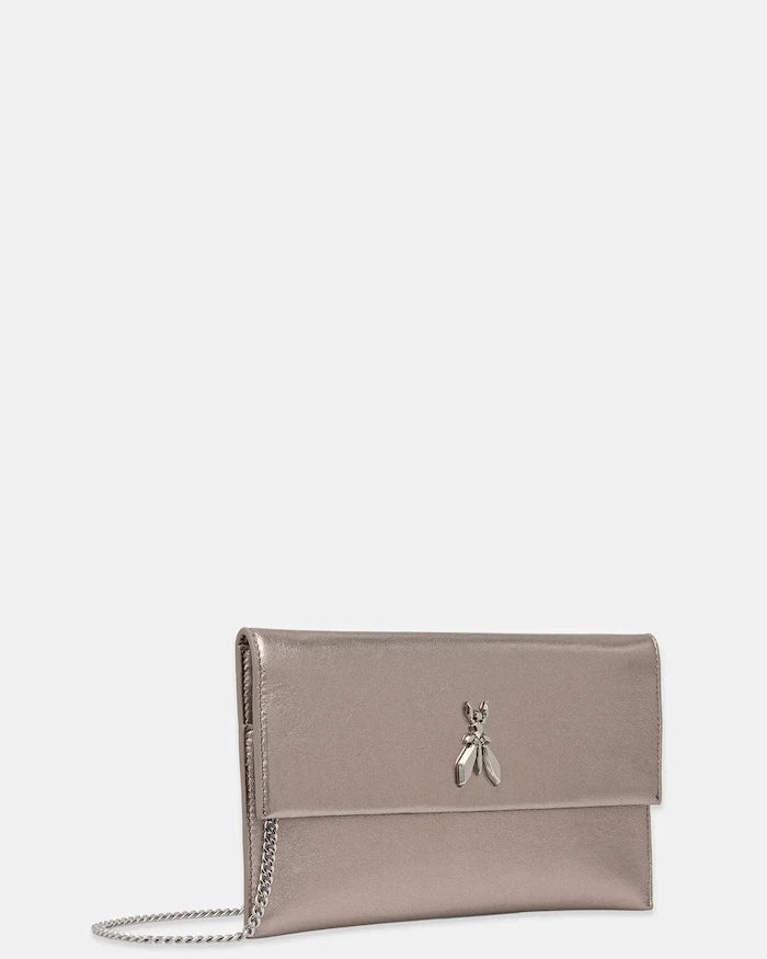 Patrizia Pepe kadın deri clutch