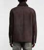 Rag & Bone Brown Shearling-Collar Jacket