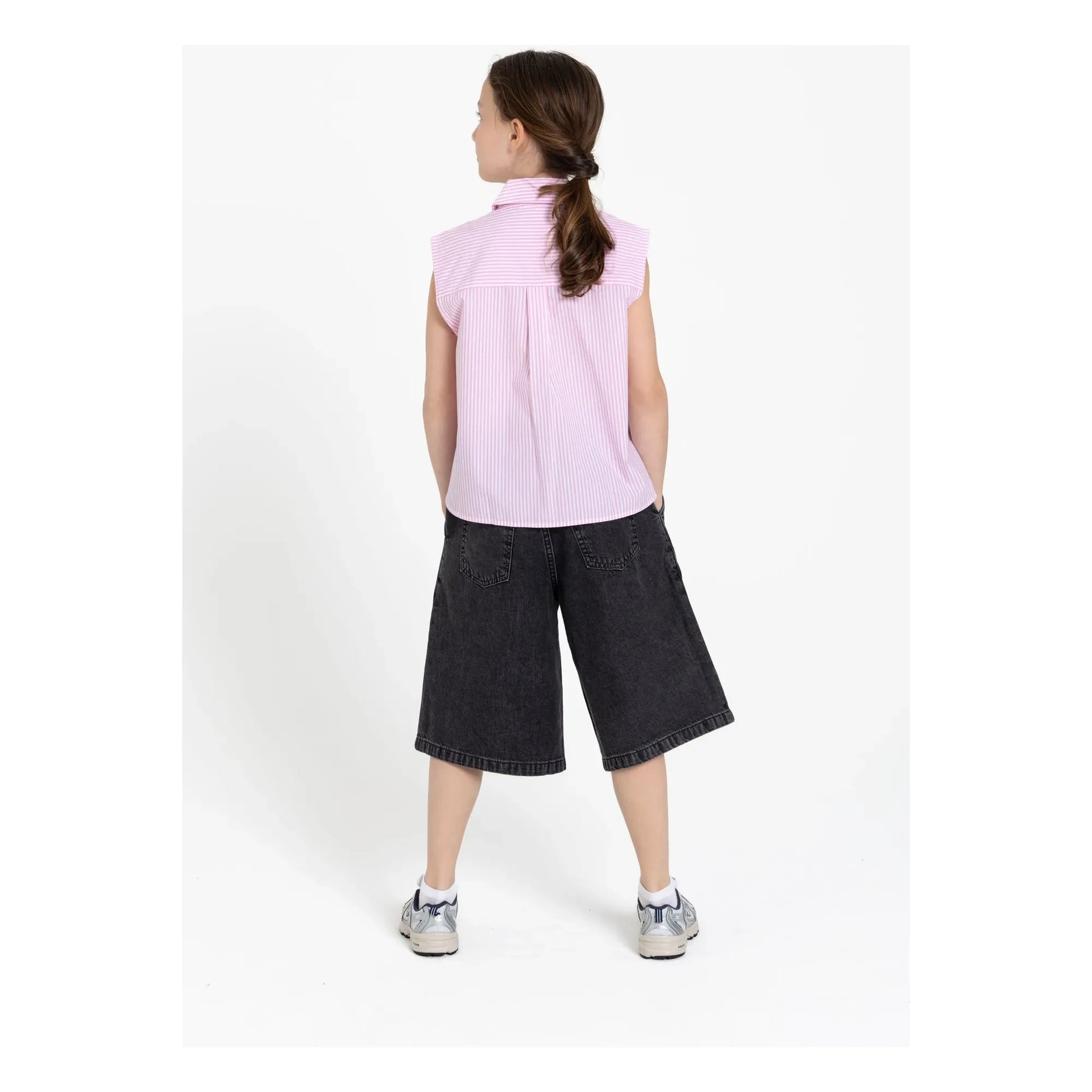 Finger in the nose - Bermuda shorts Denim Tate | Grey
