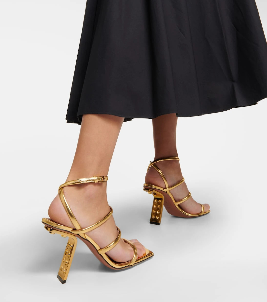 Alaïa - Perfo leather sandals