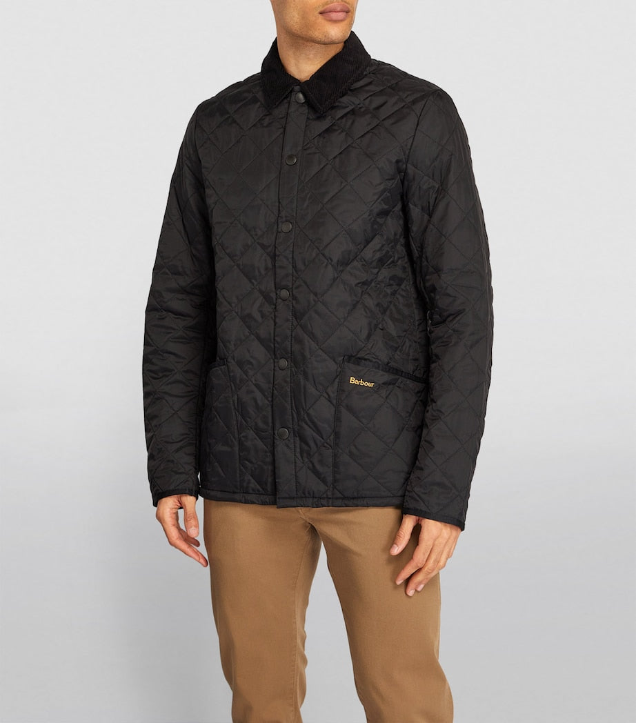 Barbour Black Heritage Liddesdale Quilted Jacket