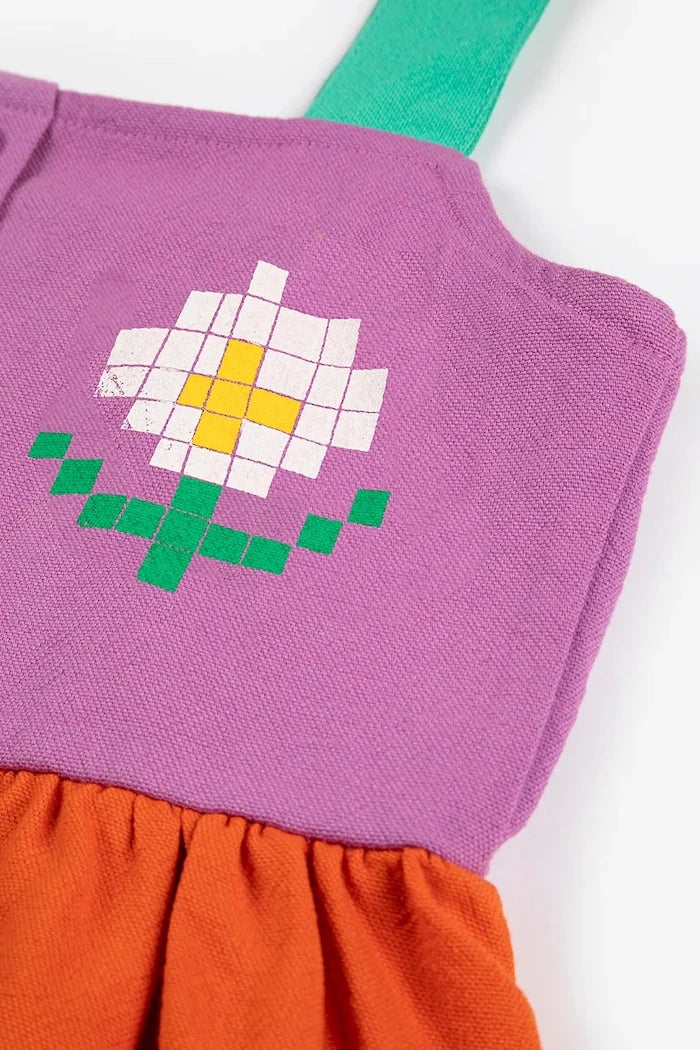 Детска памучна рокля Bobo Choses Pixel Daisy