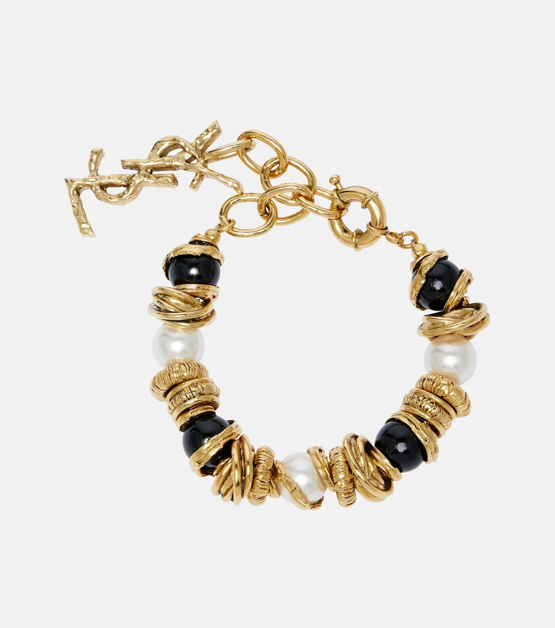 Saint Laurent - Loulou embellished bracelet