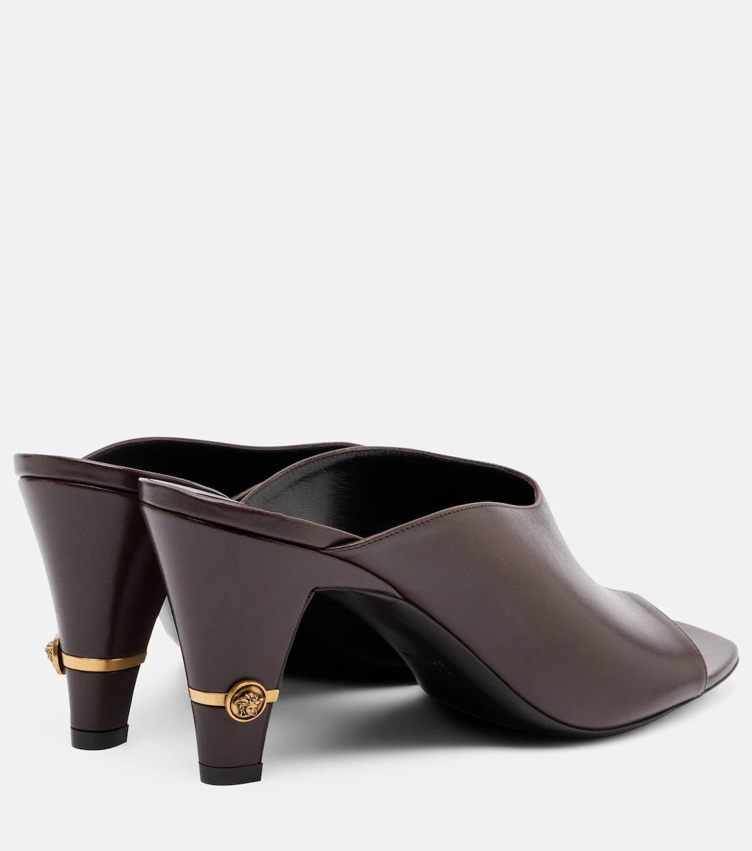 Versace - Giulietta leather mules