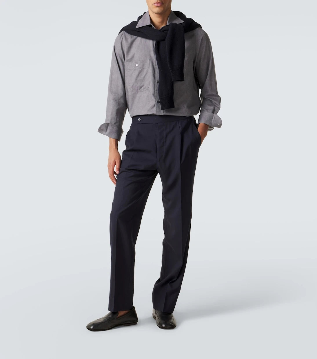 Stòffa - Wool straight pants