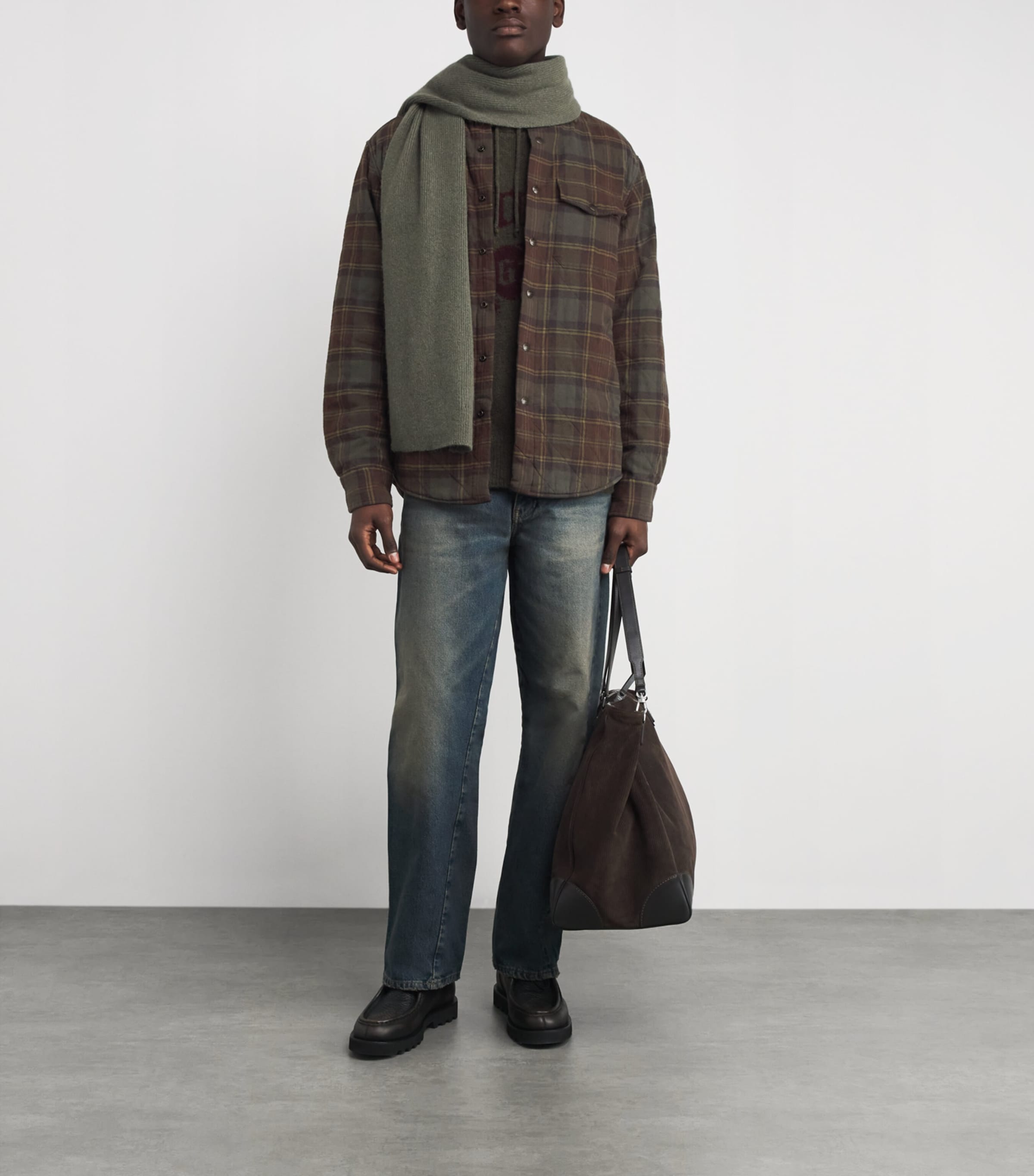 Polo Ralph Lauren Green Cotton Check Overshirt