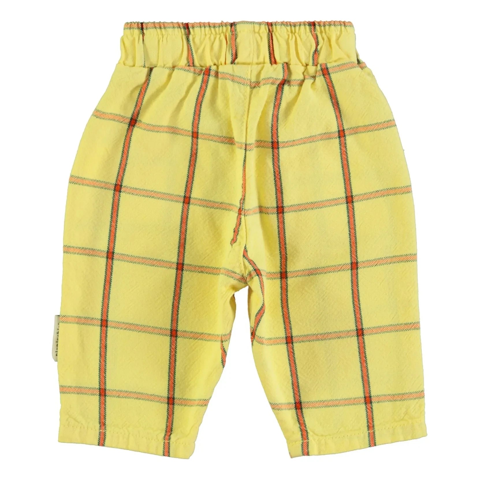 Piupiuchick - Carreaux Pants  | Pale yellow