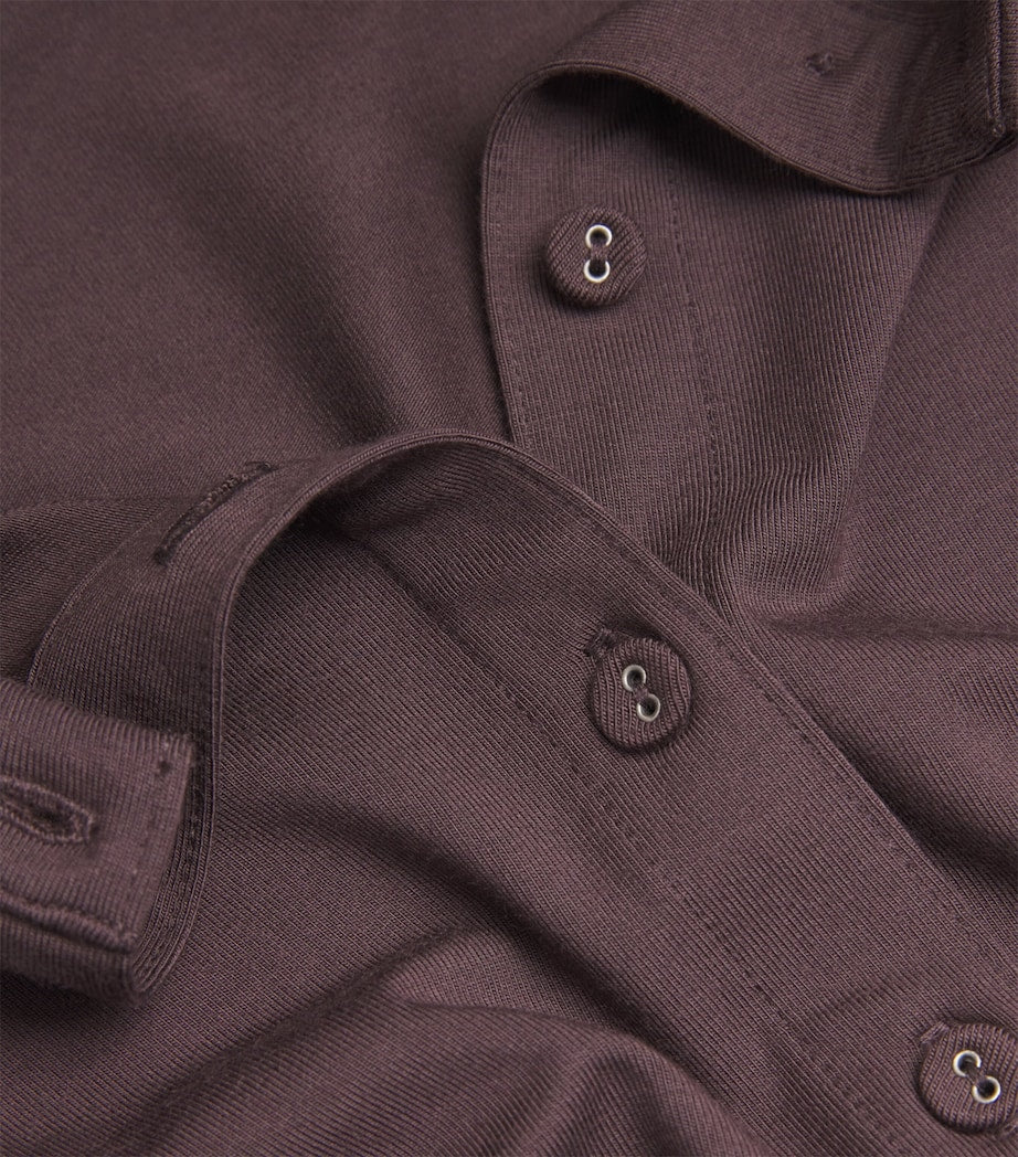 Skims Burgundy Smooth Lounge Cropped Cardigan