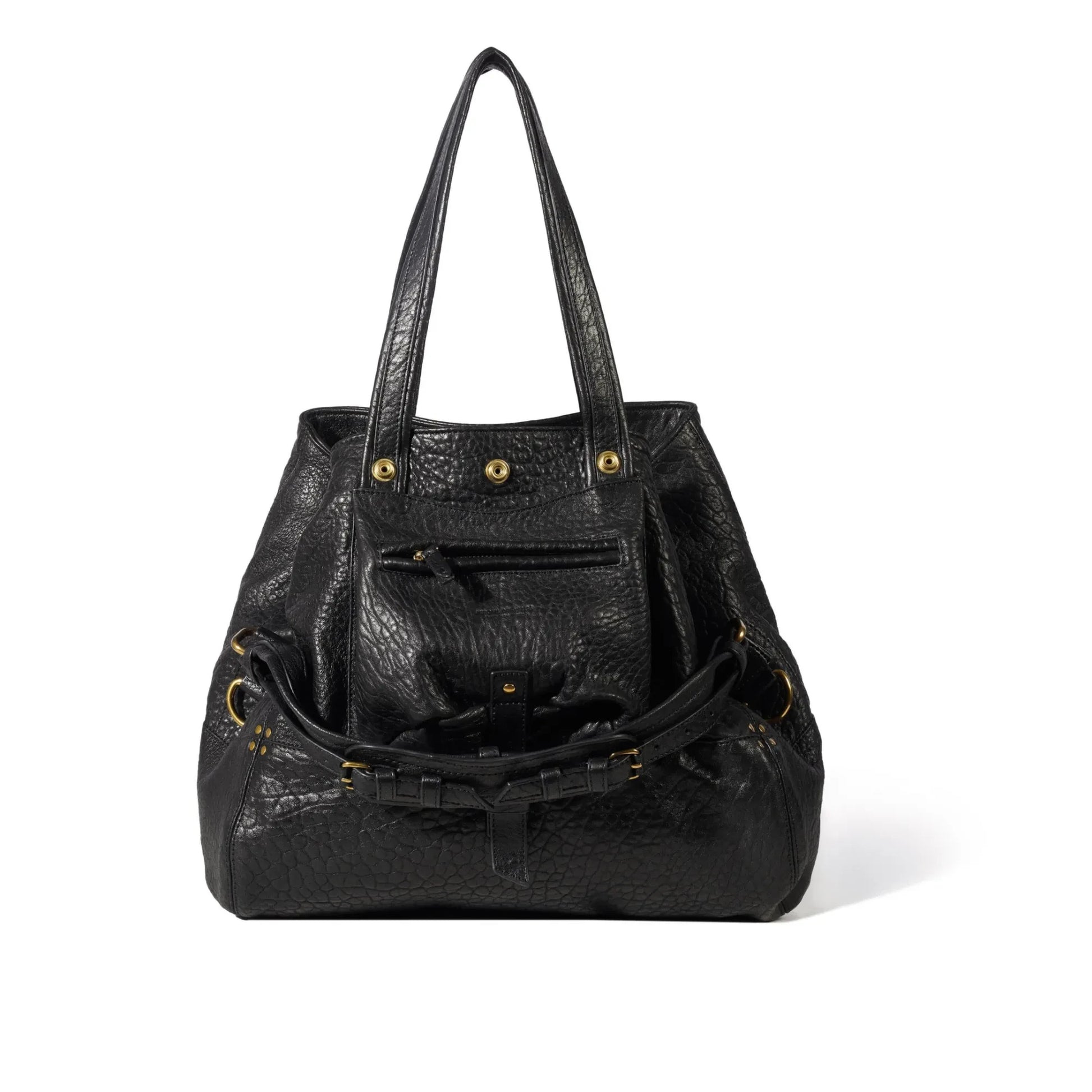 Jérôme Dreyfuss - Billy Lambskin Handbag - M | Black