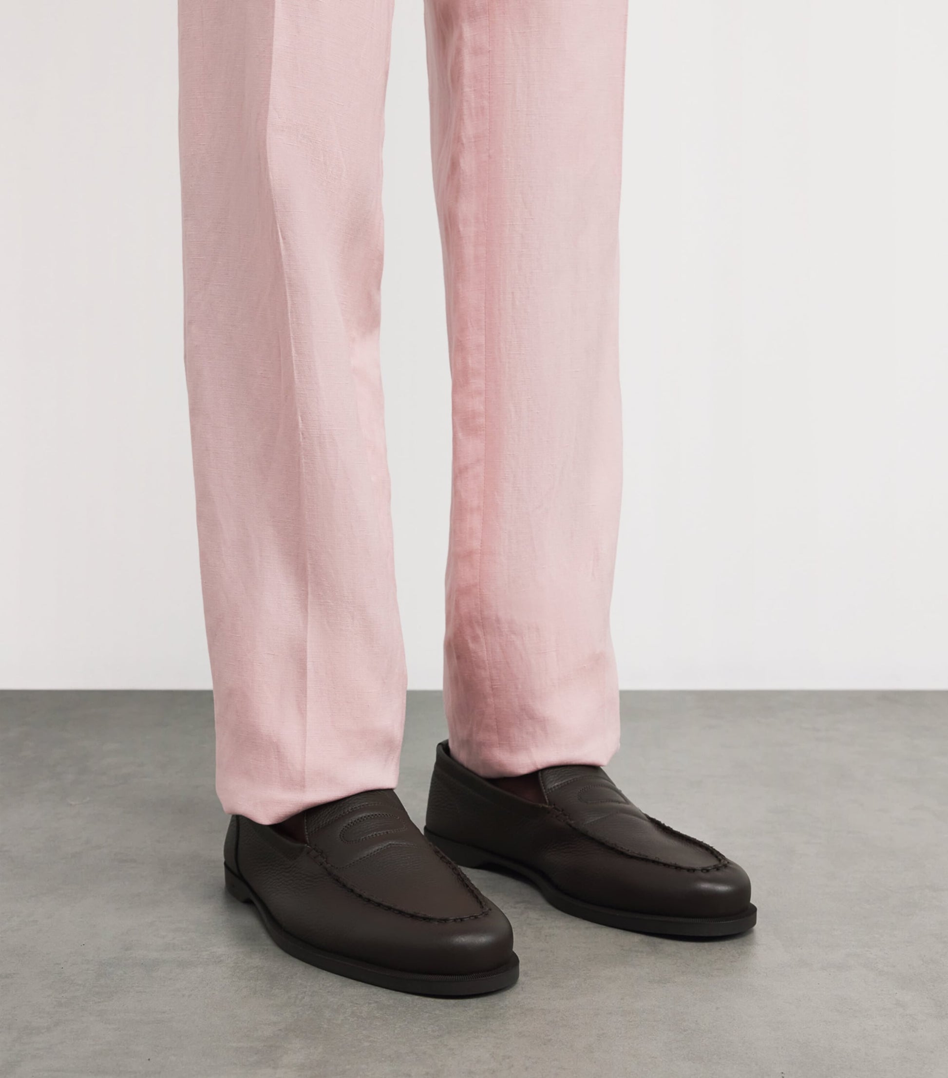 Leather Pace Loafers