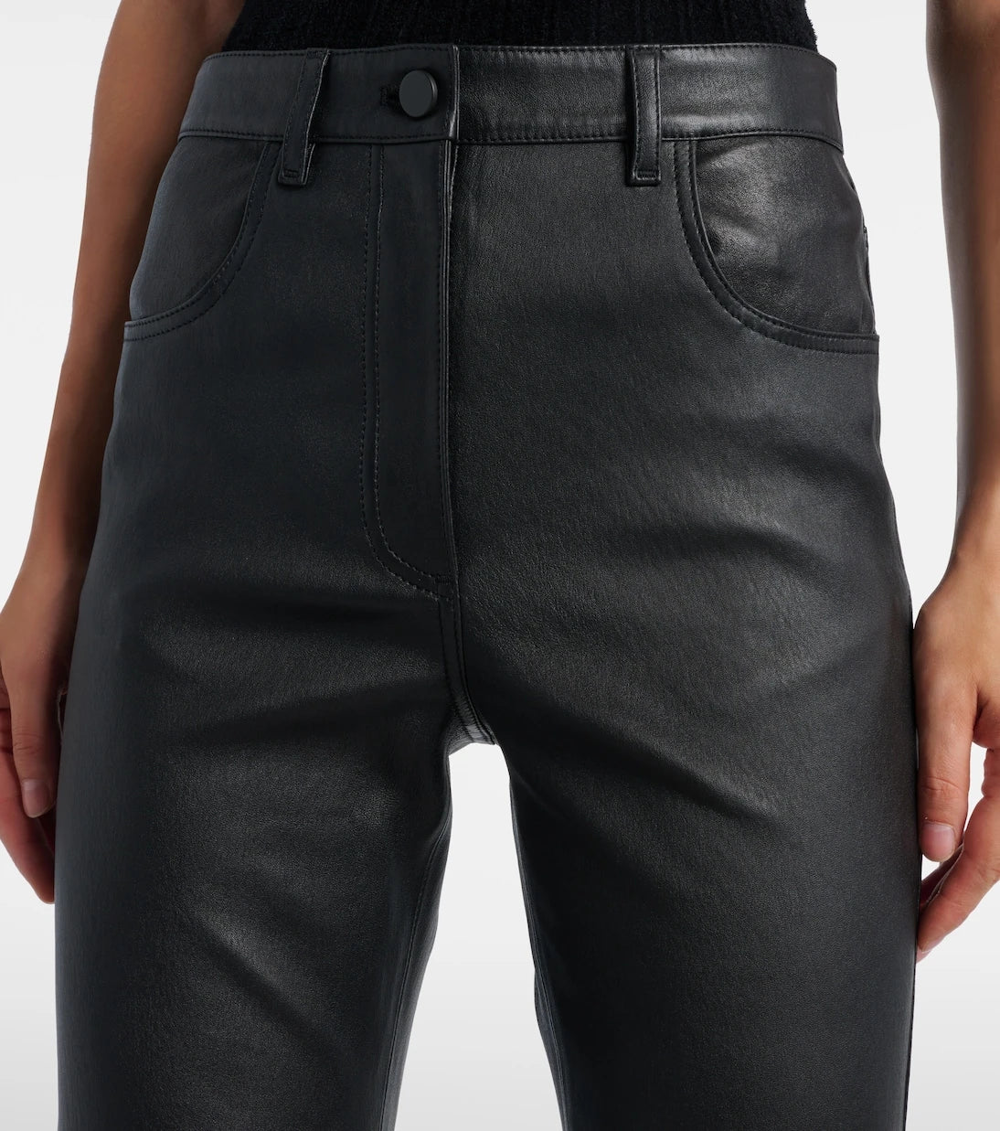 Joseph - Duke leather slim pants