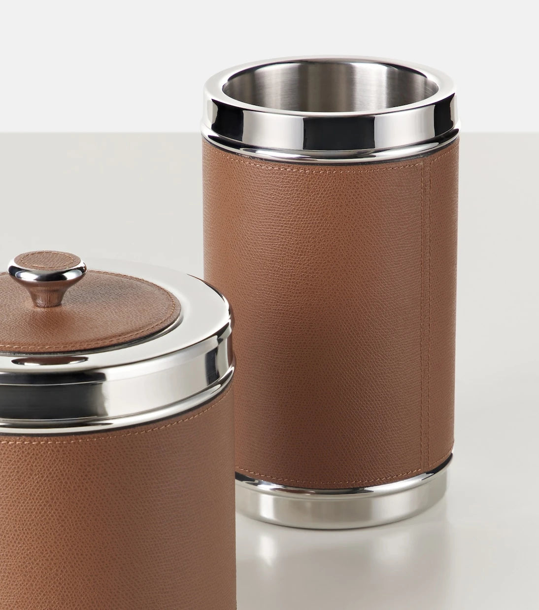 Giobagnara - Ocean steel and leather bottle cooler