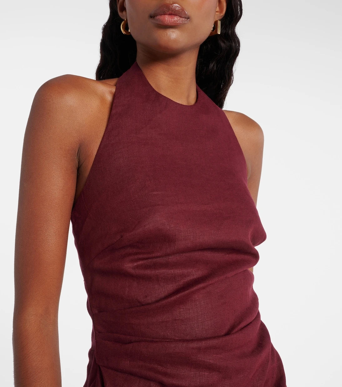 Faithfull - Fia halterneck linen top