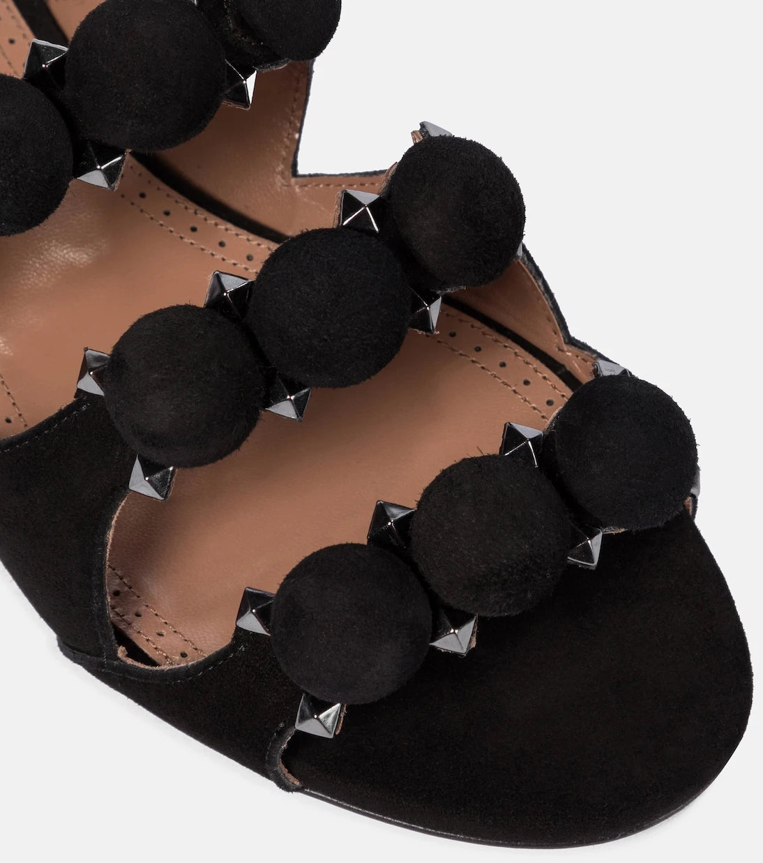 Alaïa - Bombe suede sandals