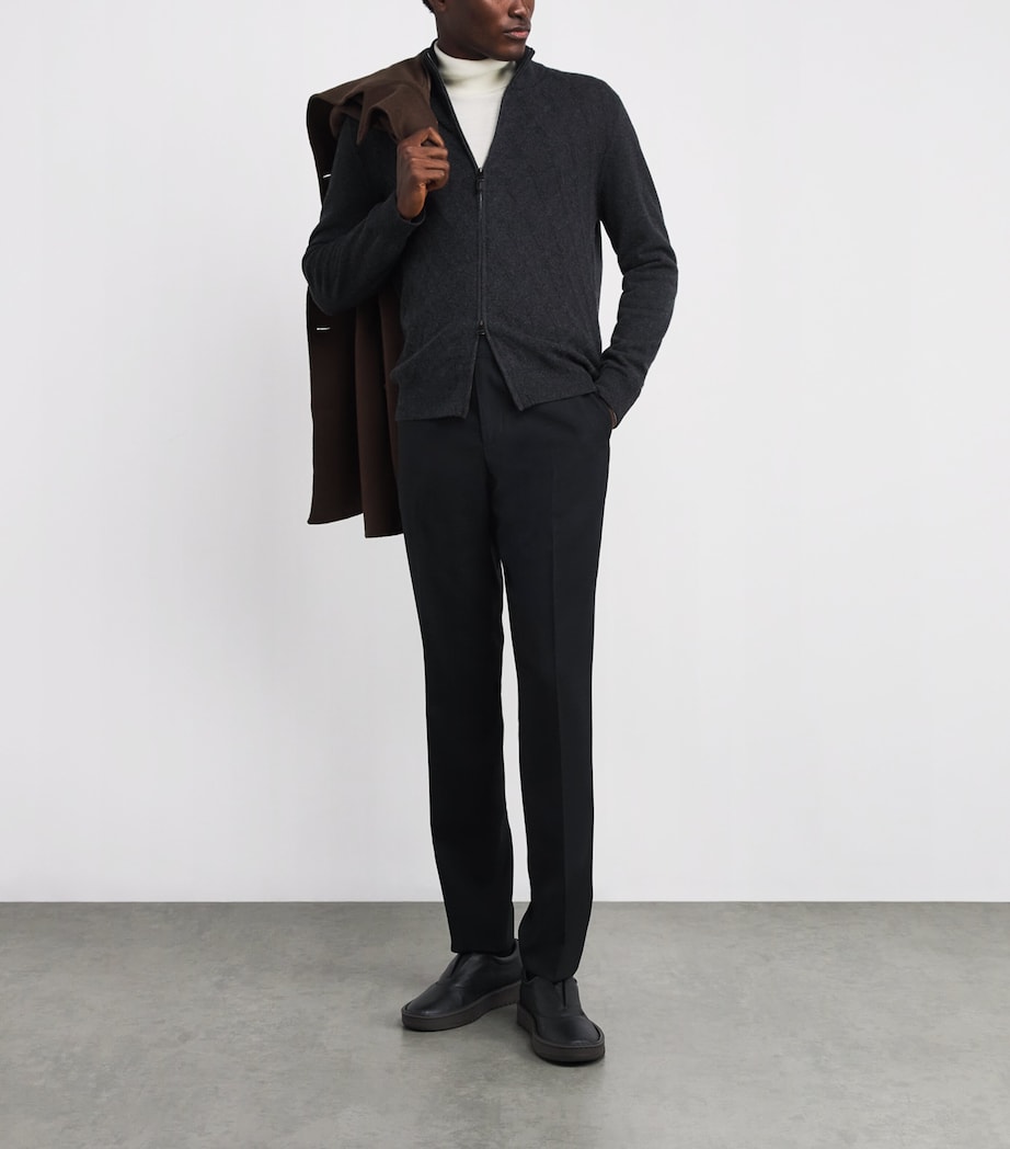 Giorgio Armani Deerskin Slippers