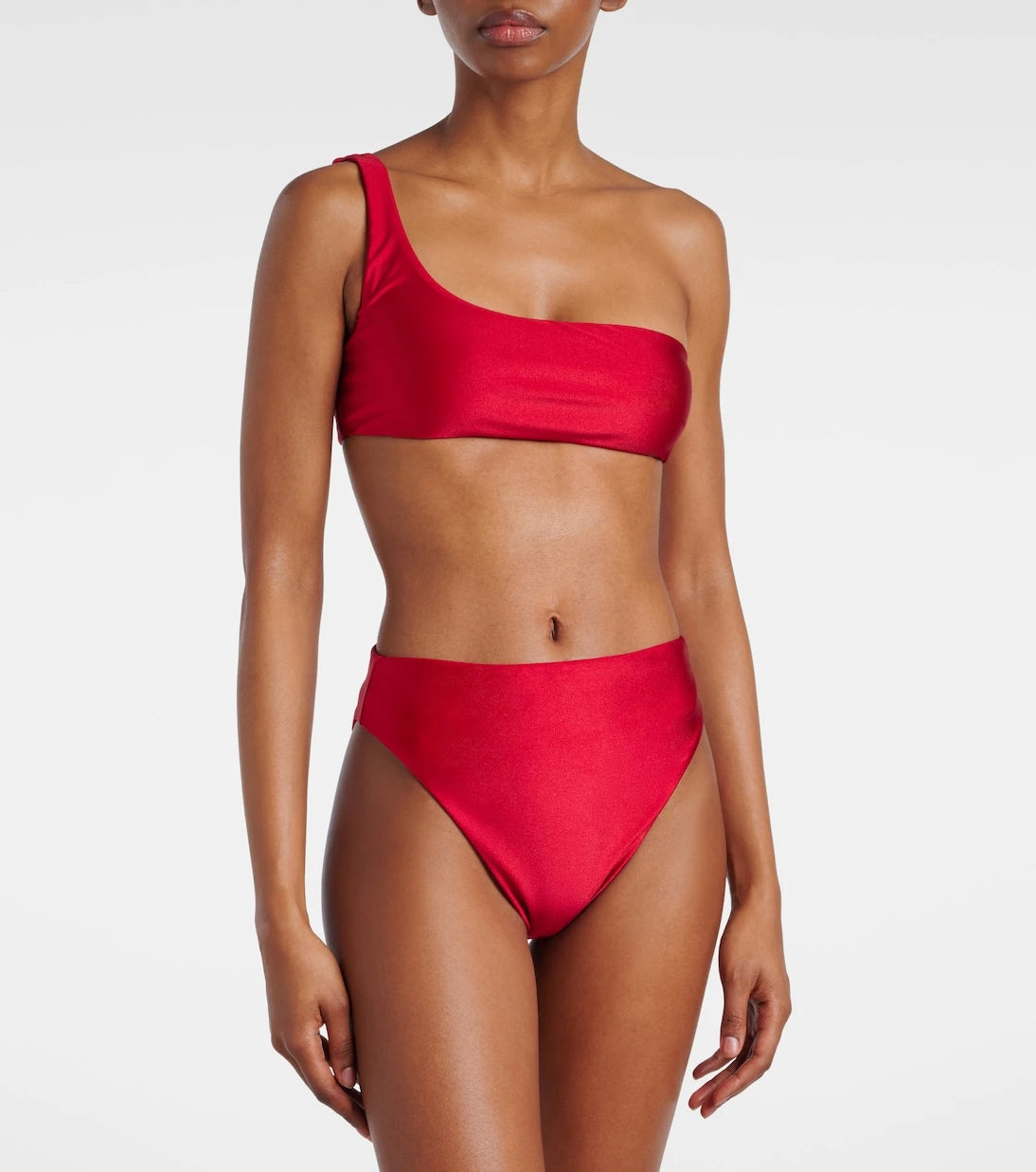 Jade Swim - Incline high-rise bikini bottoms