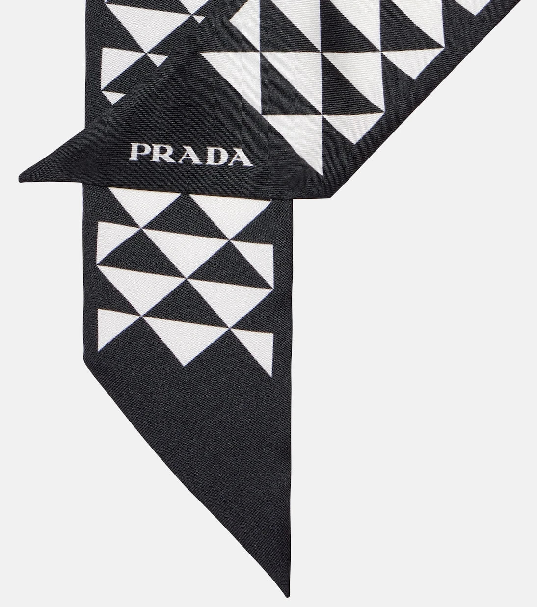 Prada - Printed silk twill scarf