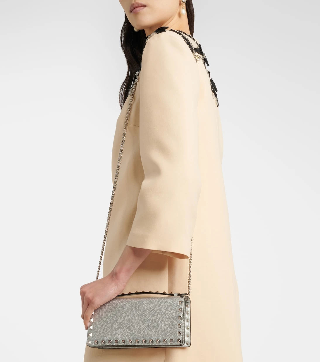 Valentino Garavani - Rockstud Mini leather crossbody bag