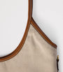 Neutral Canvas-Leather Ivy Tote Bag