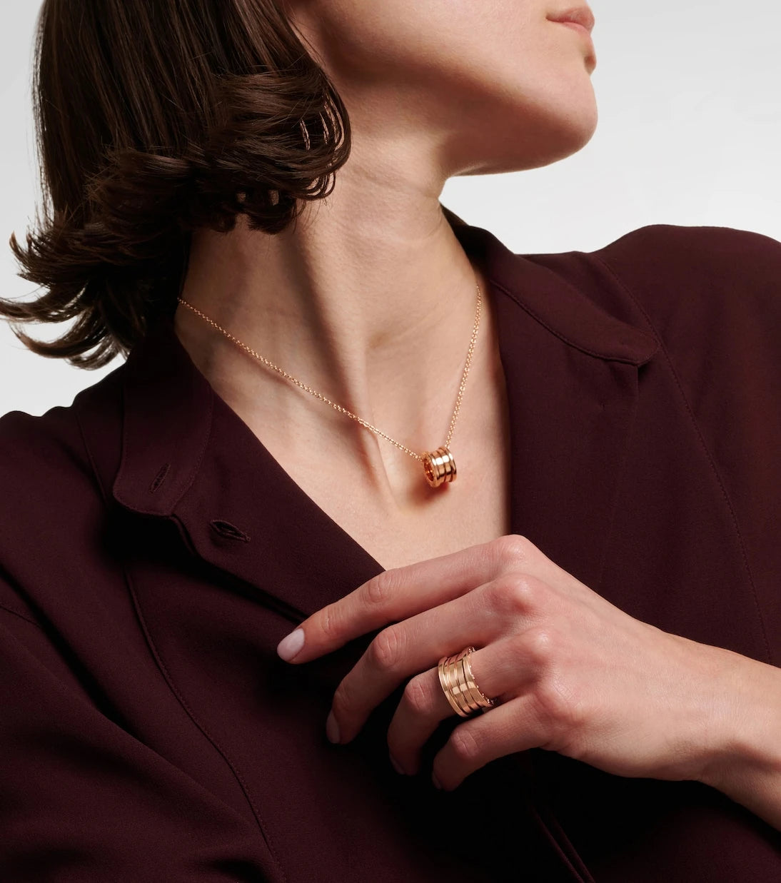Bvlgari - B.zero1 18kt rose gold ring
