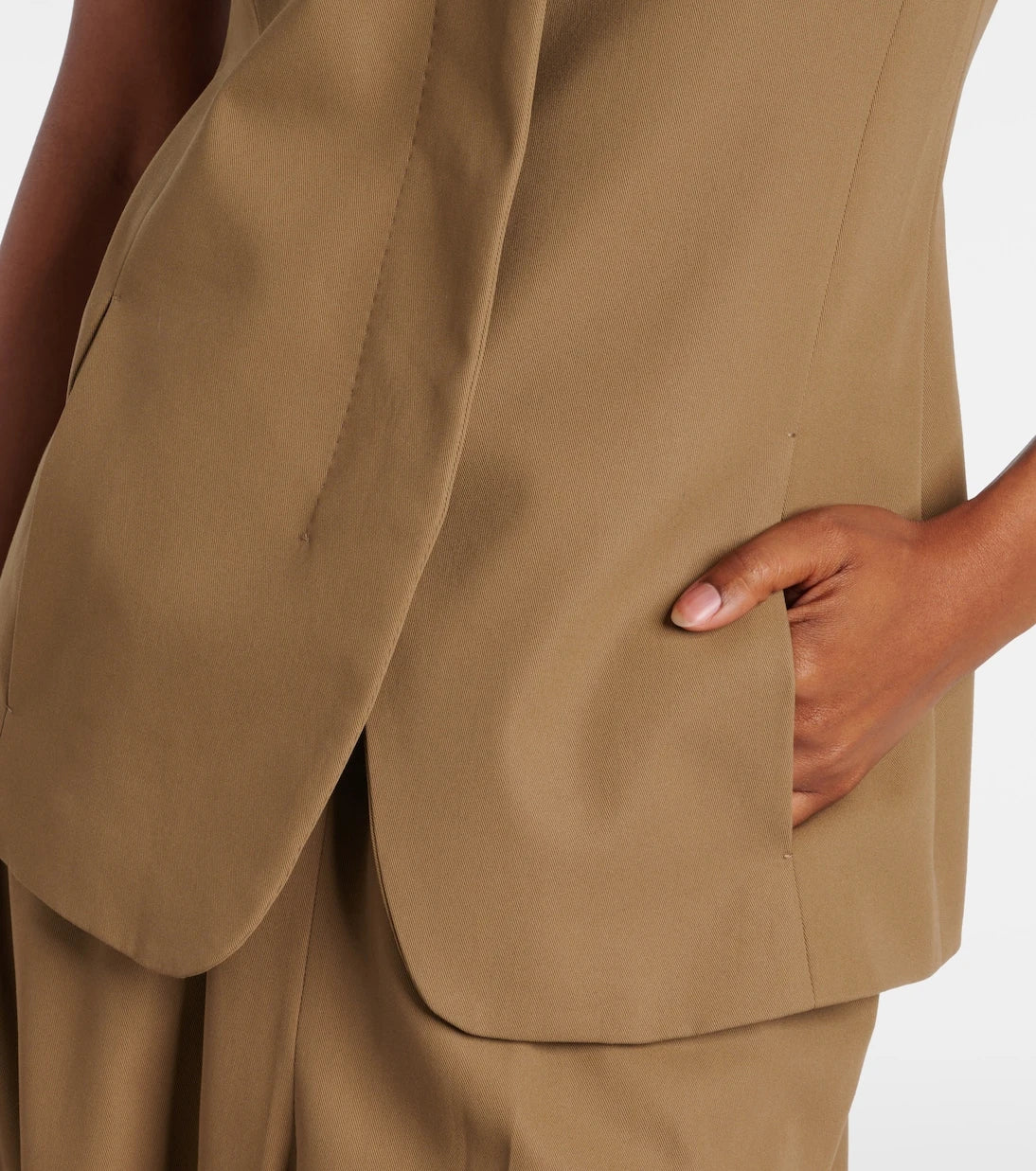 Max Mara - Cotton twill vest