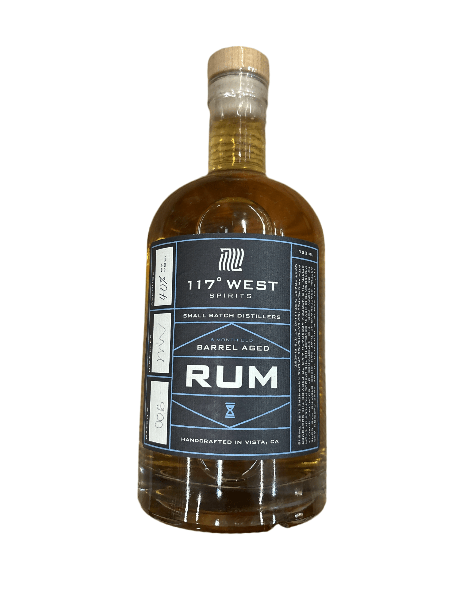 117° West Barrel Aged Rum (750 ml)