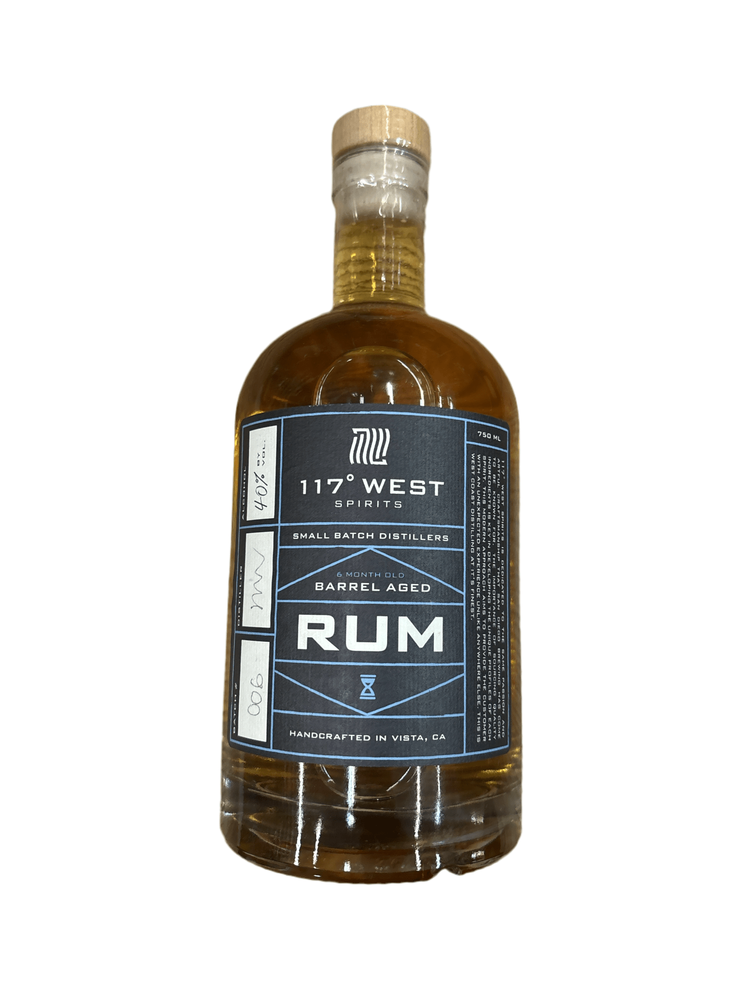 117° West Barrel Aged Rum (750 ml)