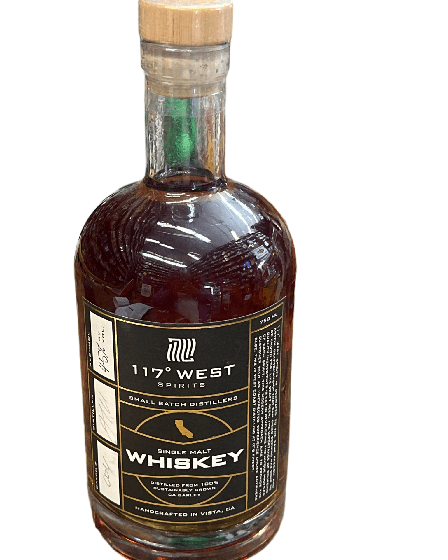 117° West Spirits Single Malt Whiskey (750 ml)
