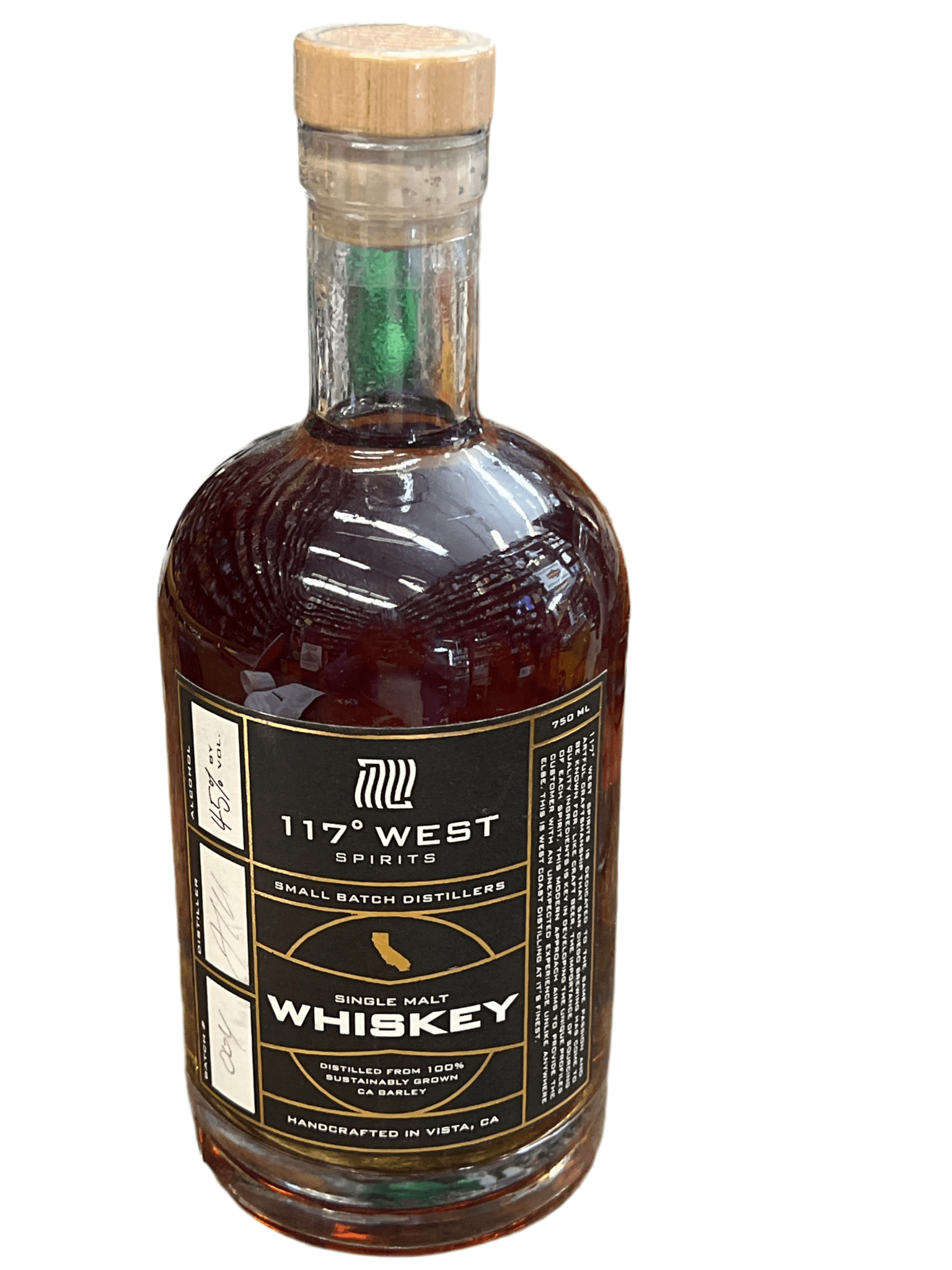 117° West Spirits Single Malt Whiskey (750 ml)