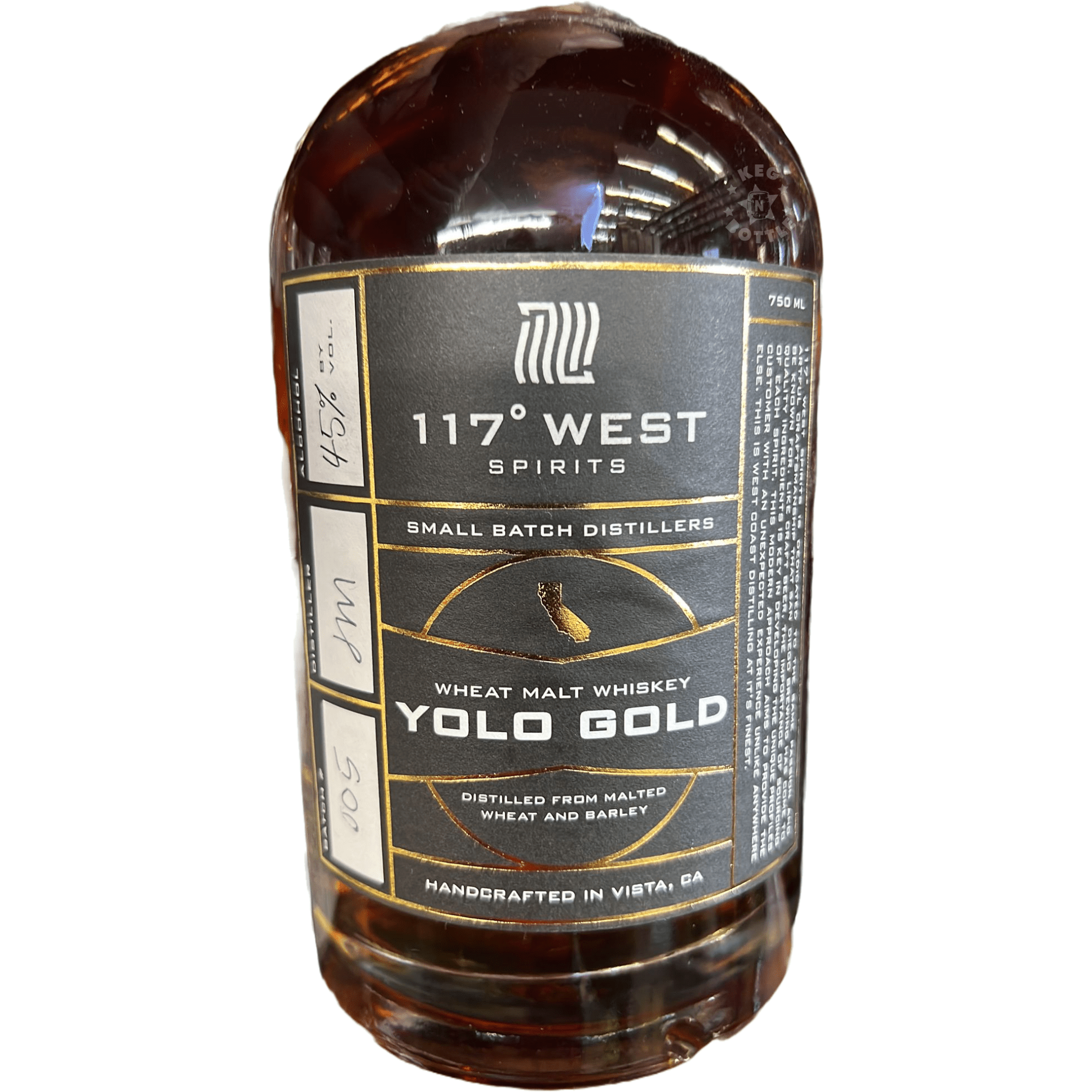 117° West Spirits Yolo Gold Whiskey (750 ml)