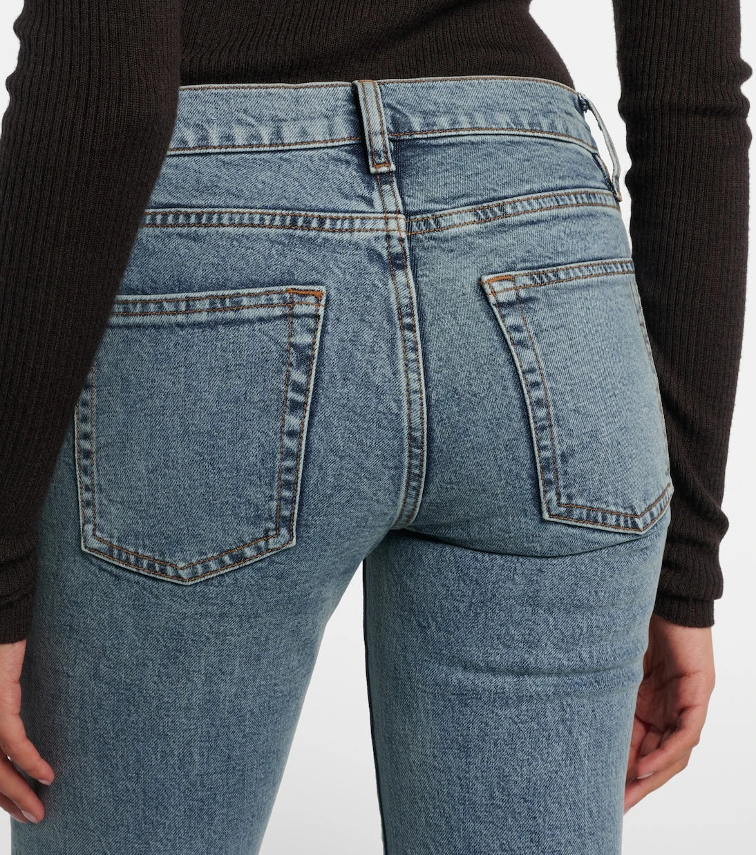 Frame - Le Pixie low-rise flared jeans