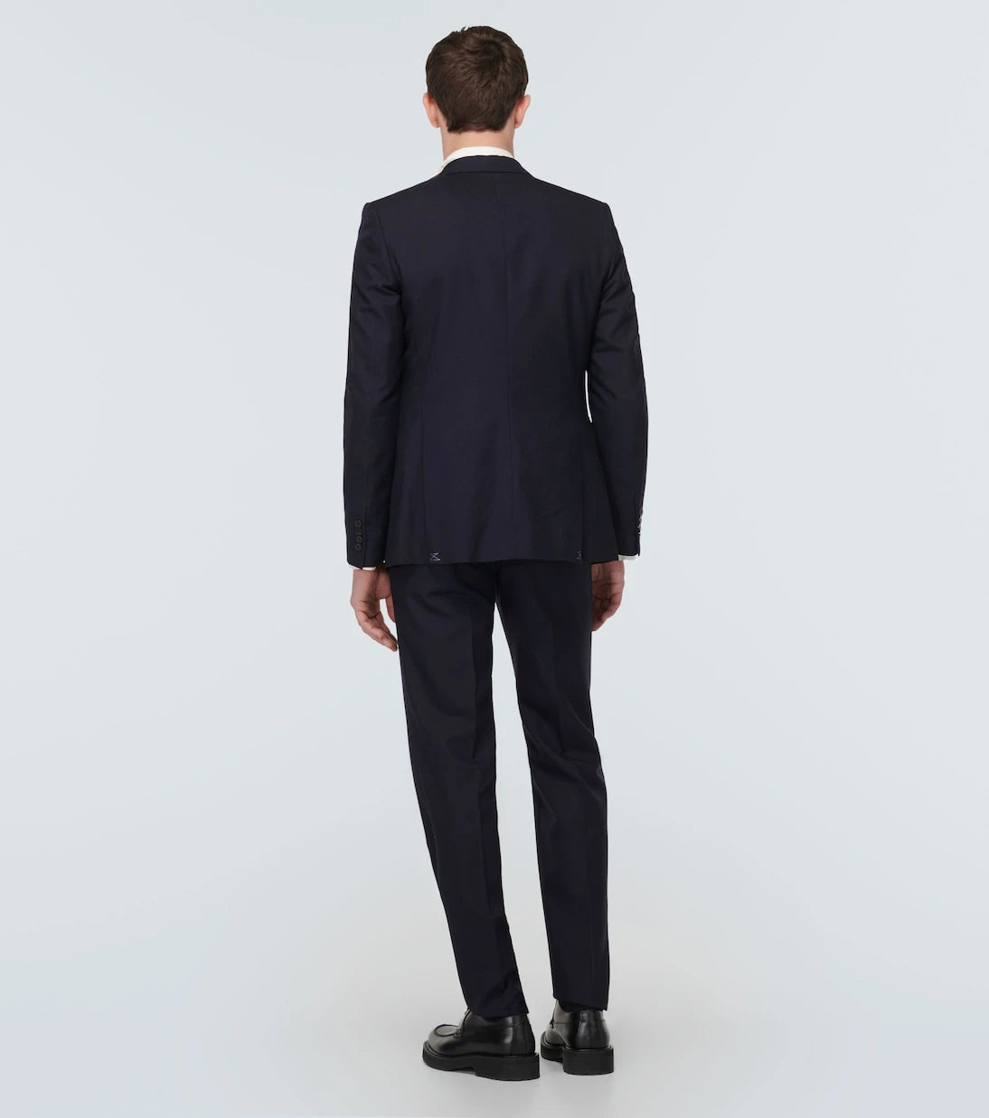 Dries Van Noten - بدلة صوف مفردة الصدر