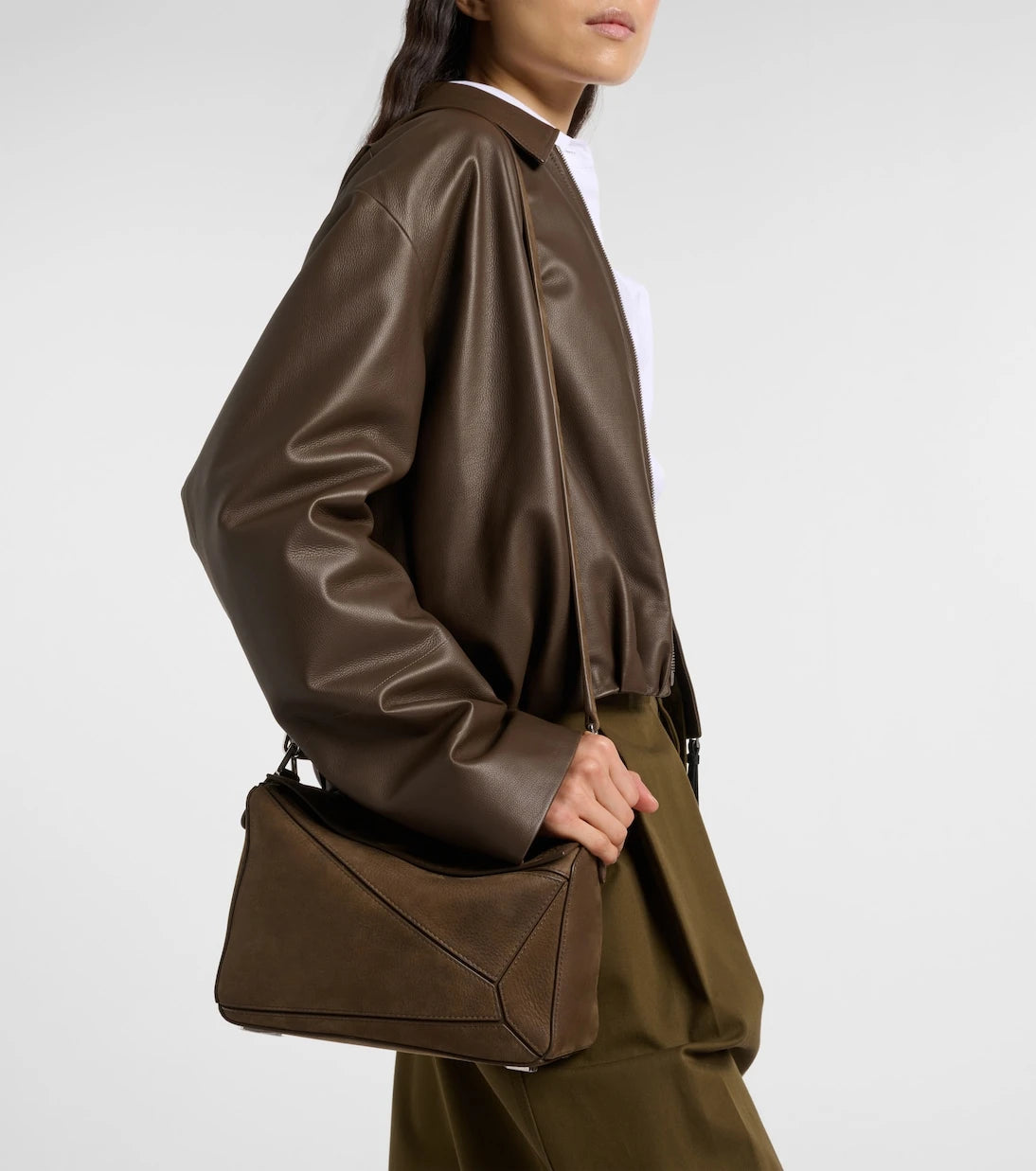 Loewe - Puzzle Small leather tote bag