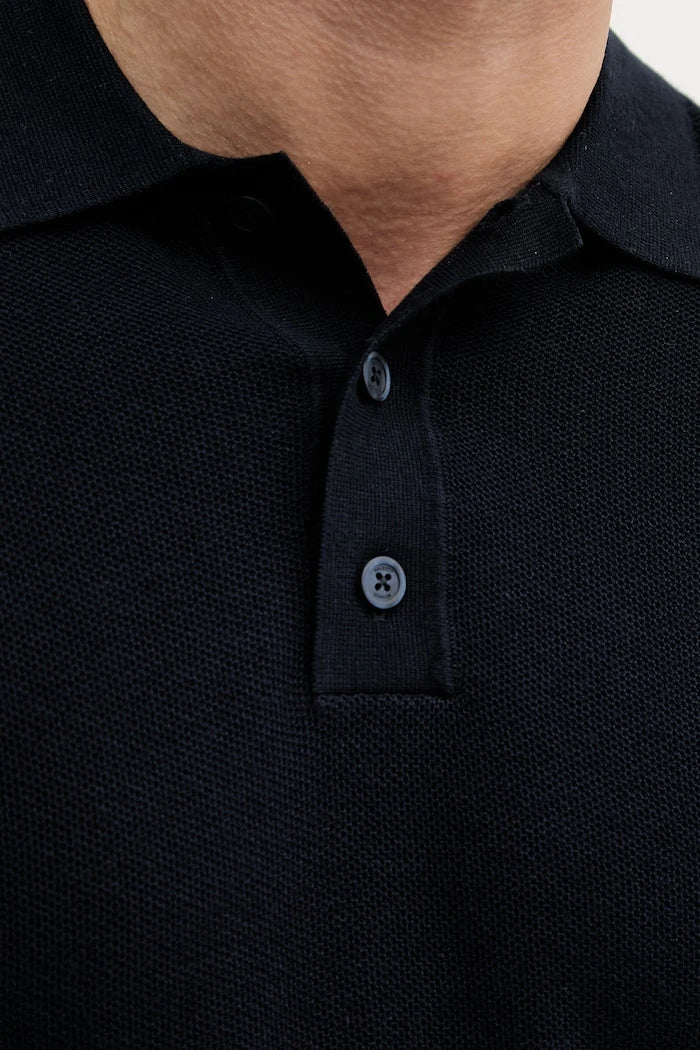 Hackett London тениска с яка мъжка с памук