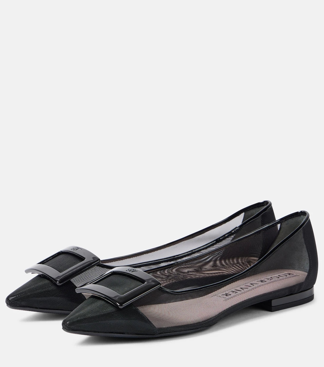 Roger Vivier - Gommettine mesh ballet flats