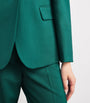 Green Virgin Wool Blazer