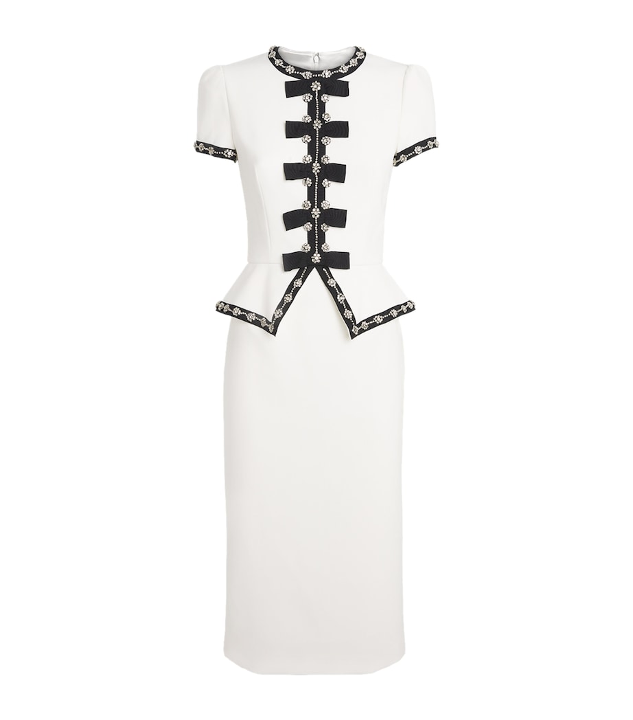 Ivory Cady Embellished Bisou Midi Dress