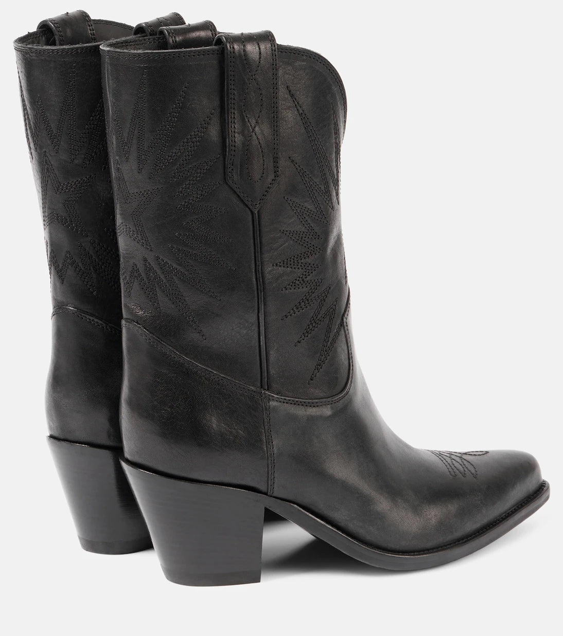 Golden Goose - Wish Star leather cowboy boots