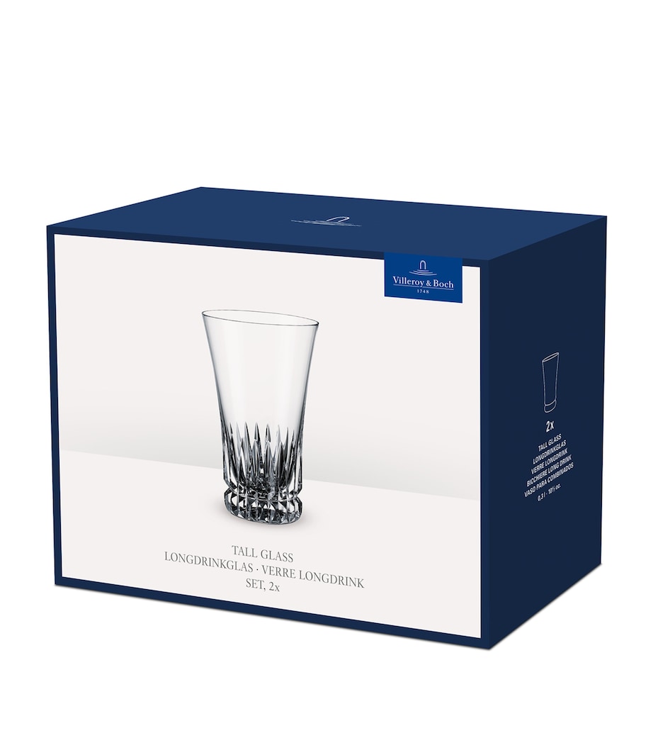 Villeroy & Boch Set of 2 Grand Royal Tall Glasses (300ml)