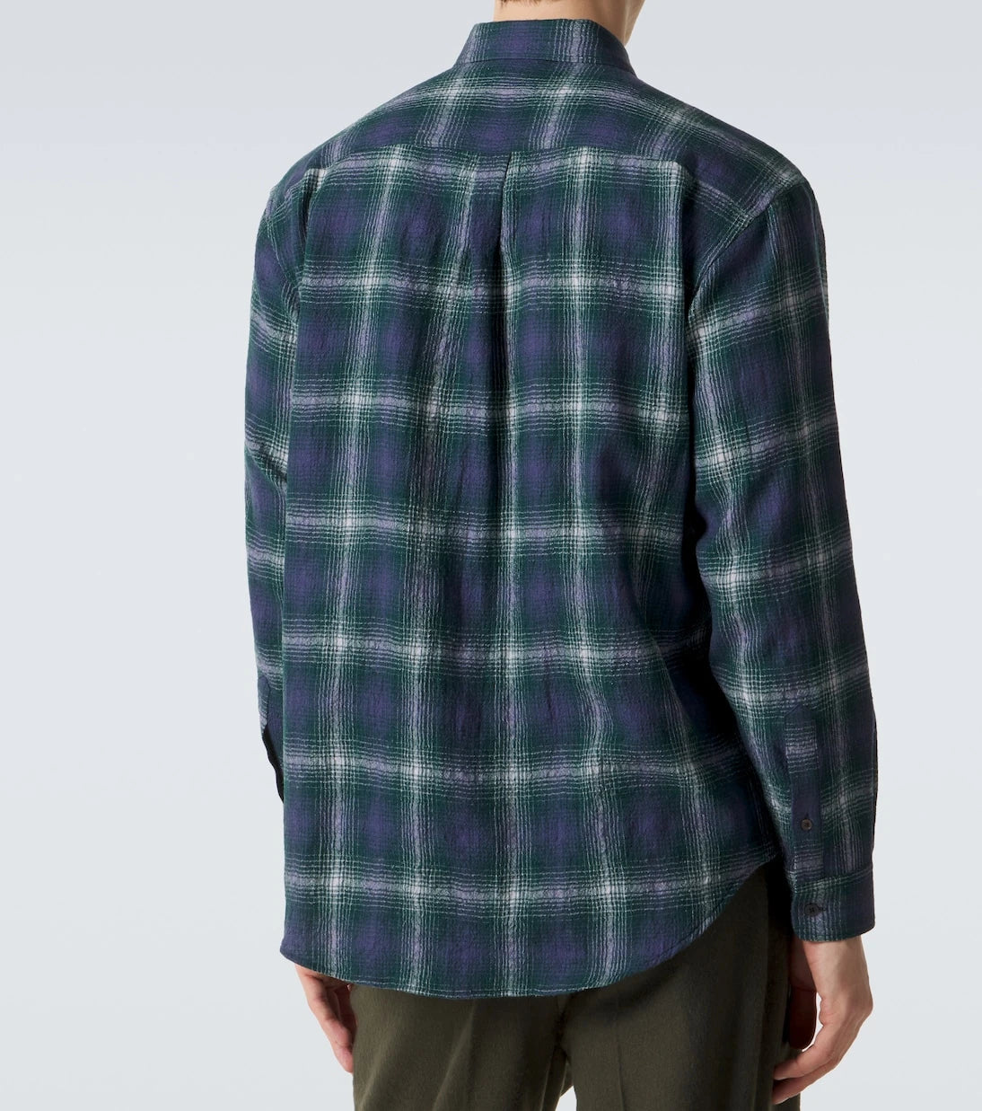Auralee - Checked wool shirt