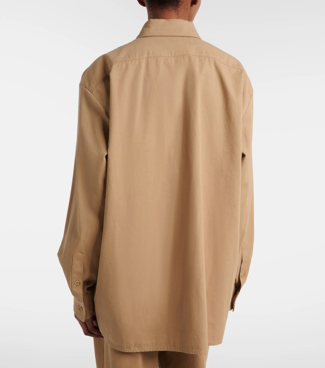 The Row - Tansy cotton and cashmere shirt