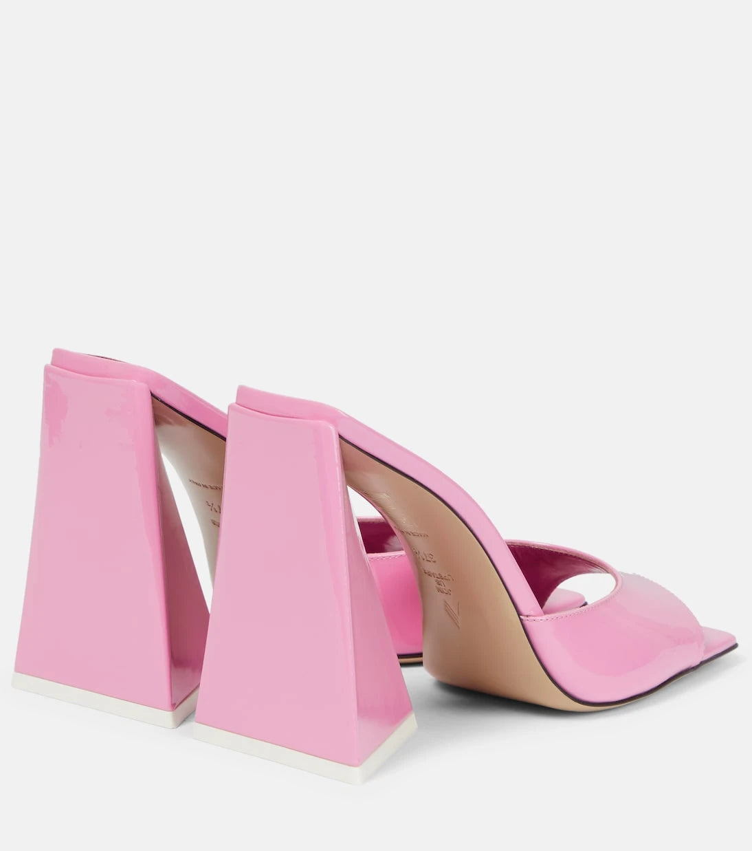 The Attico - Devon patent leather mules