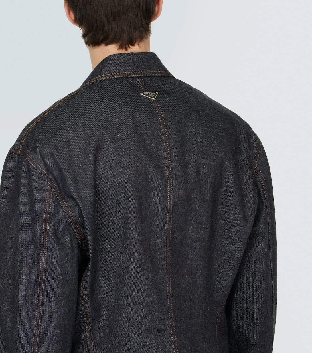 Prada - Single-breasted denim jacket