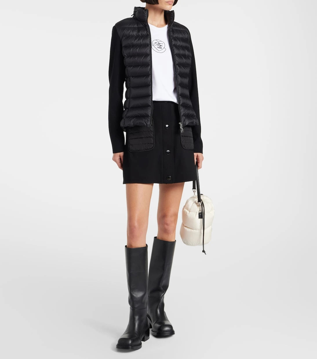 Moncler - تي شيرت قطني