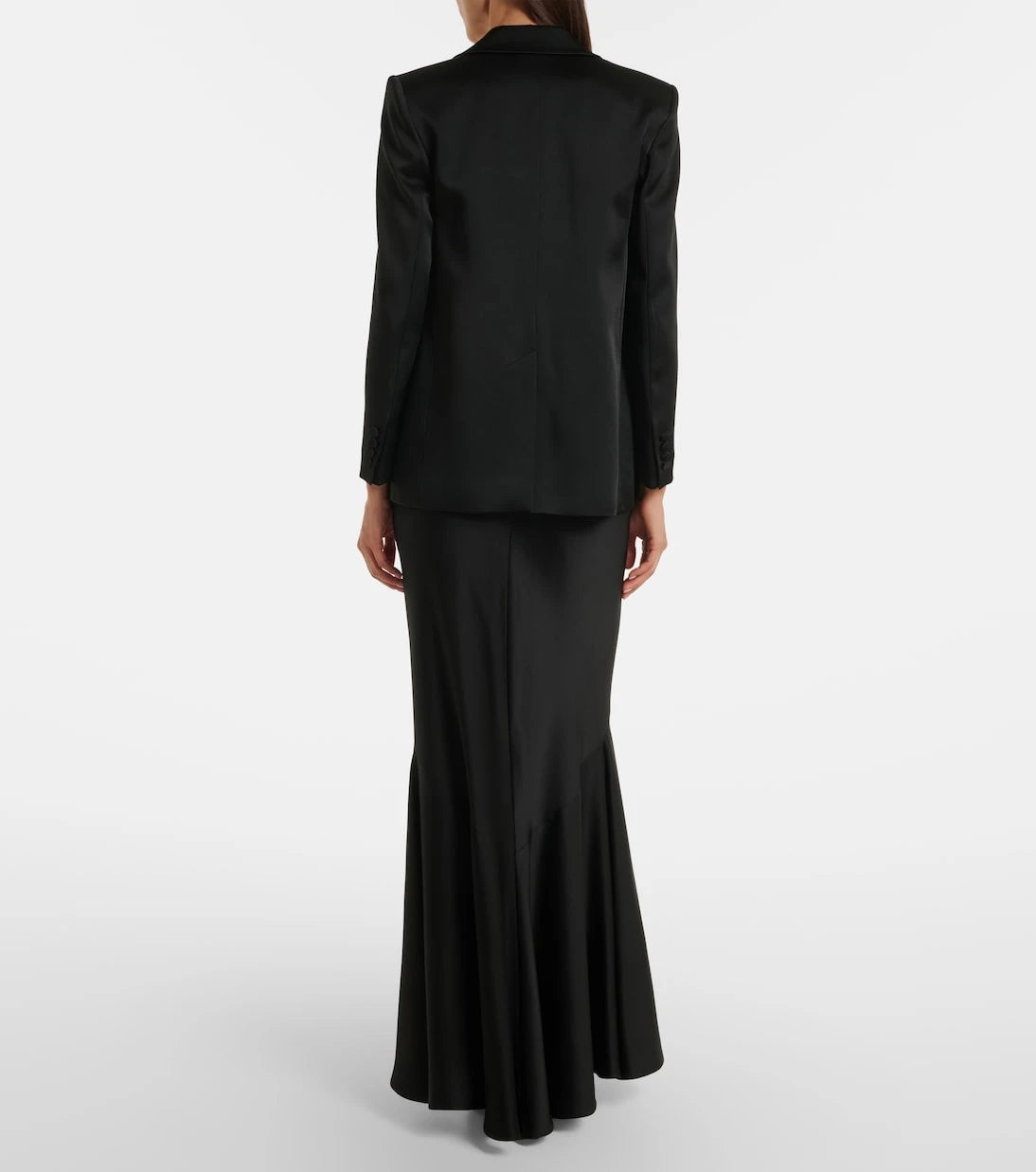 Max Mara - Acerbo satin maxi skirt