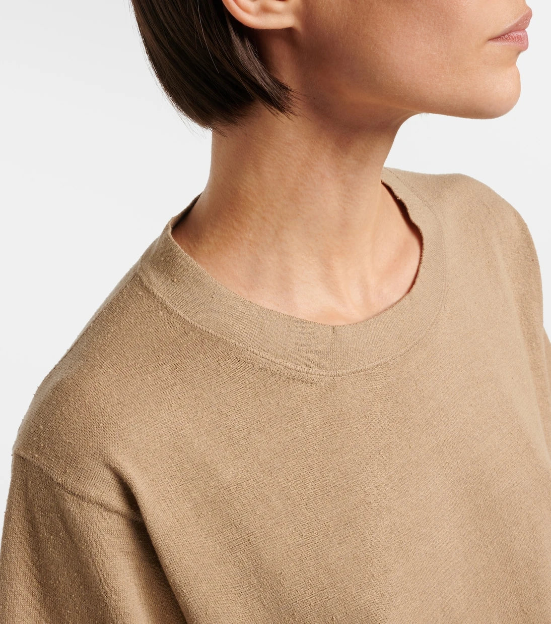 The Row - Orlan cotton and silk-blend T-shirt