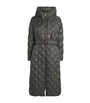 Green The Cube Diamond-Quilted Parka